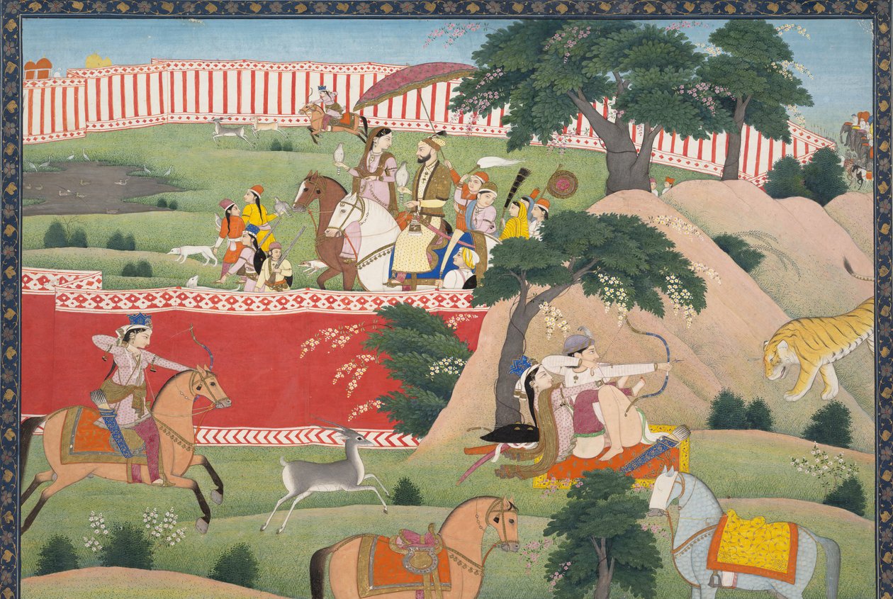 Pleasures of the Hunt, kb. 1800. alkotó: Unbekannt