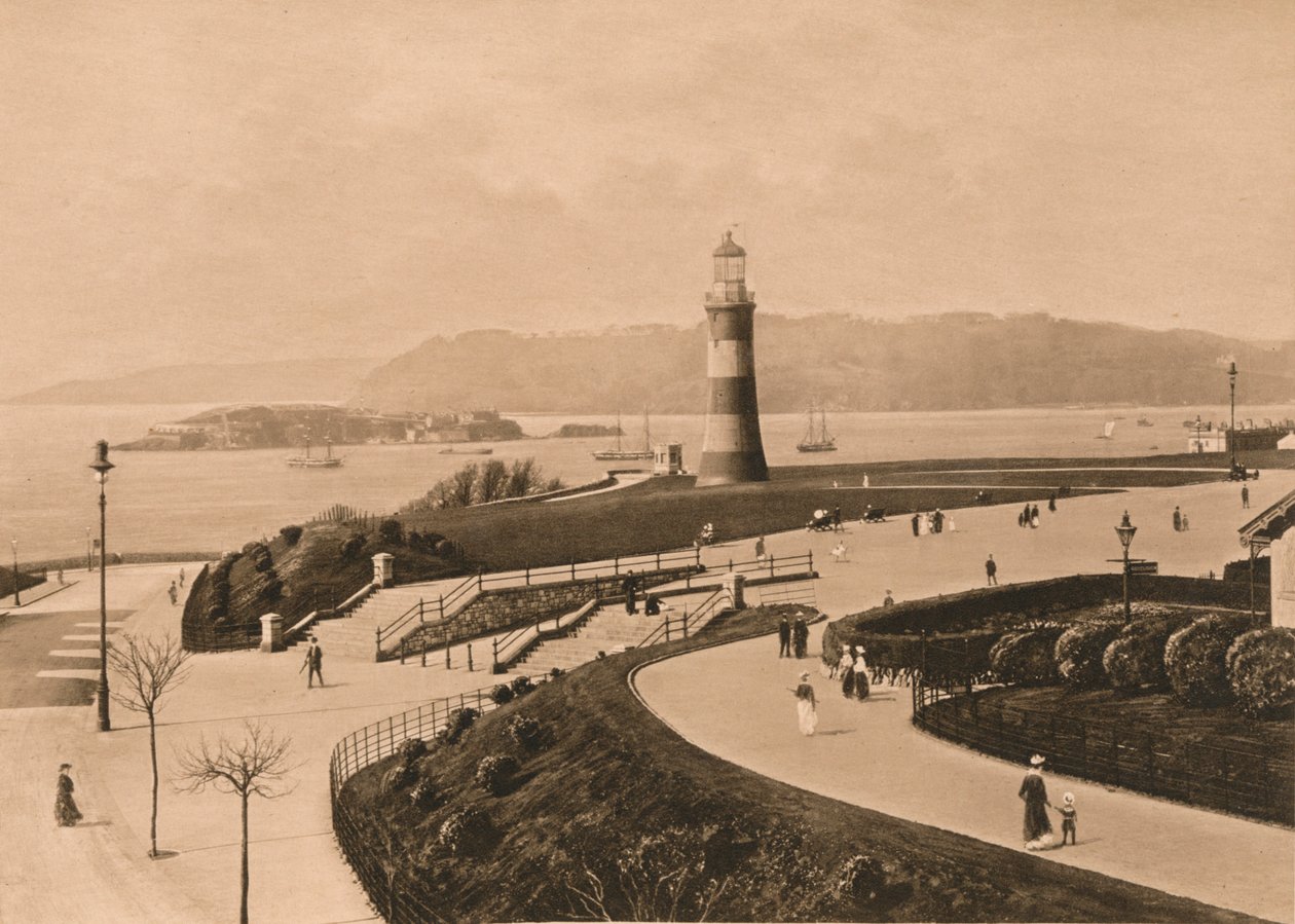 Plymouth Hoe és Sound and Mouth of the Tamar, 1902 alkotó: Unbekannt