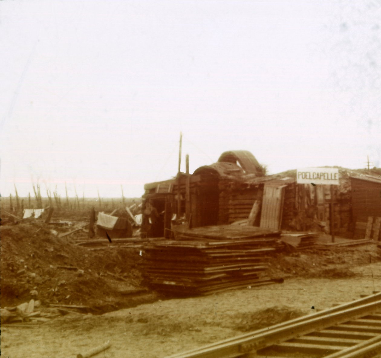 Poelcapelle, Flandria, Belgium, 1914-c1918 alkotó: Unbekannt