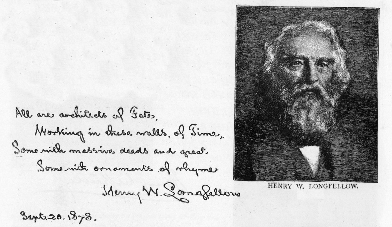 Versét írta Henry Longfellow alkotó: Unbekannt