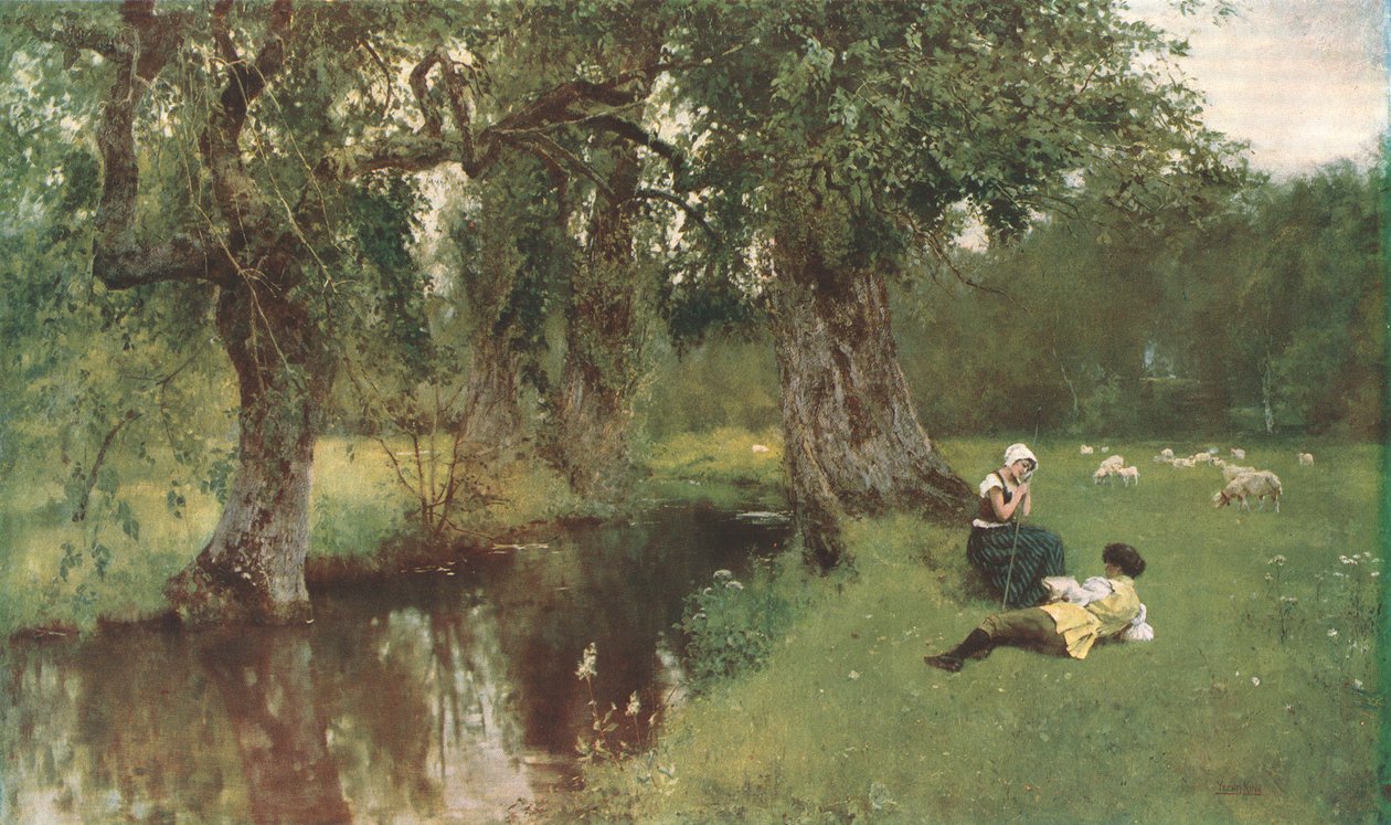 Költő és paraszt, c1902. alkotó: Unbekannt