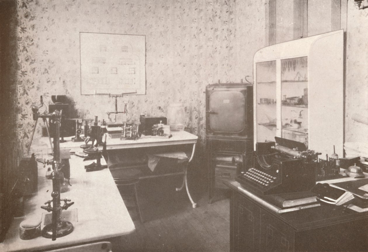 Rendőrségi Bakteriológiai Laboratórium, 1914 alkotó: Unbekannt