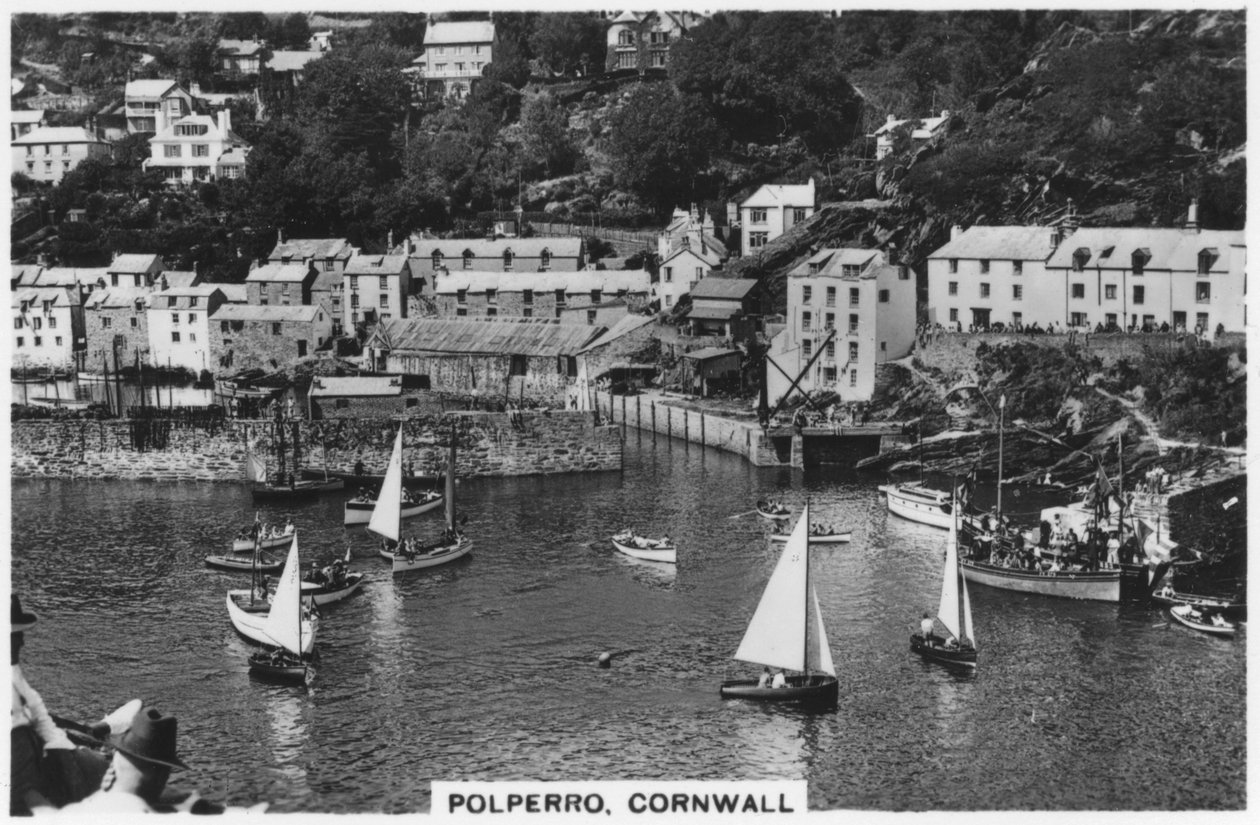 Polperro, Cornwall, 1936 alkotó: Unbekannt