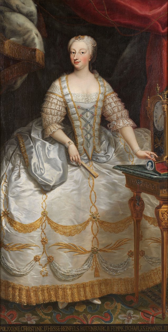 Hesse-Rotenburgi Polyxena 1706-1735, Szardínia királynője alkotó: Unbekannt