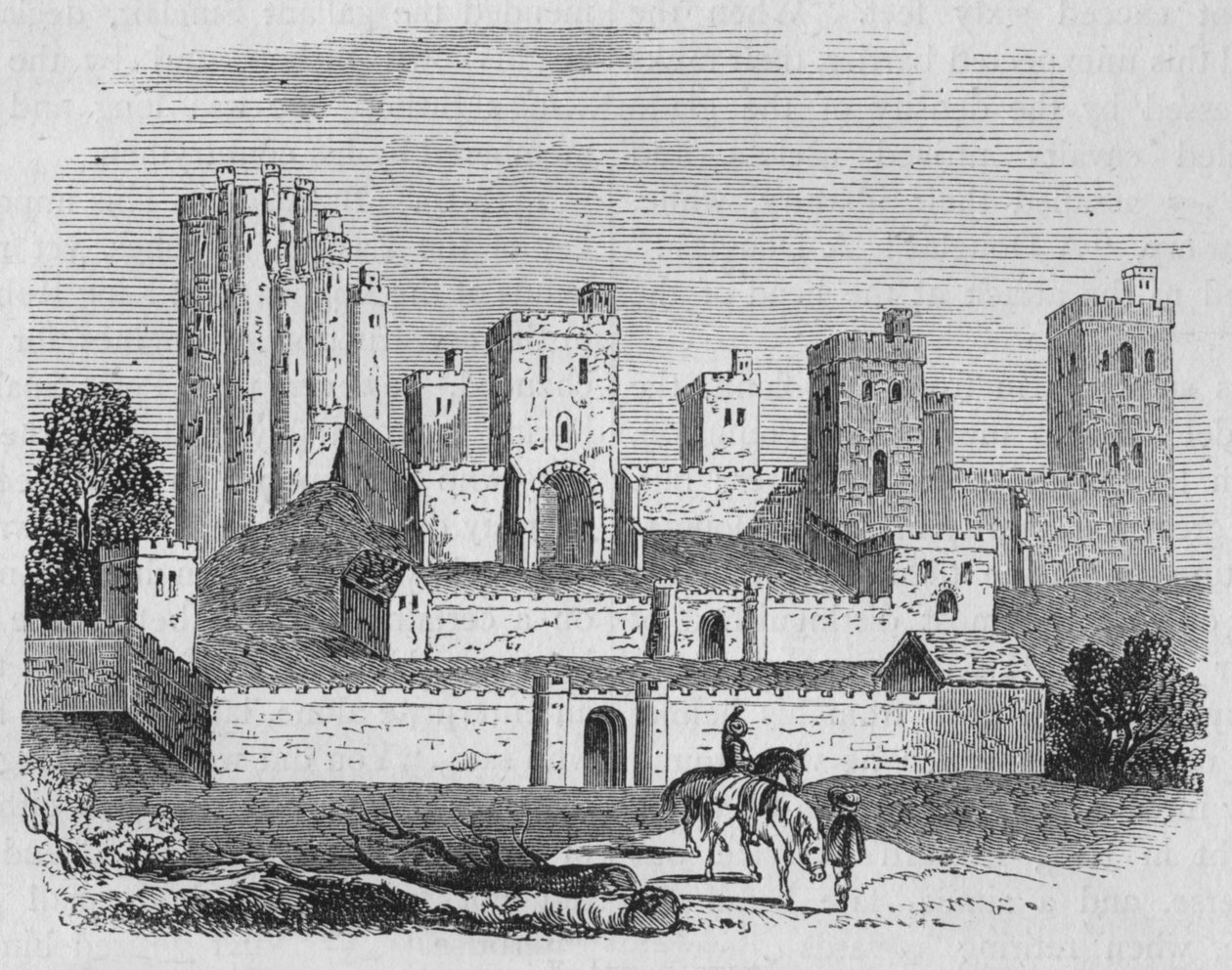 Pontefract kastély, 1880 alkotó: Unbekannt