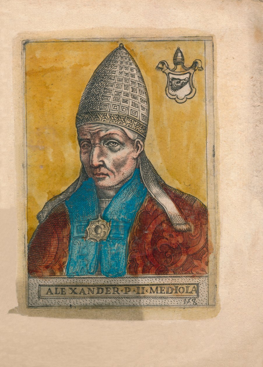 Sándor pápa II. alkotó: Unbekannt