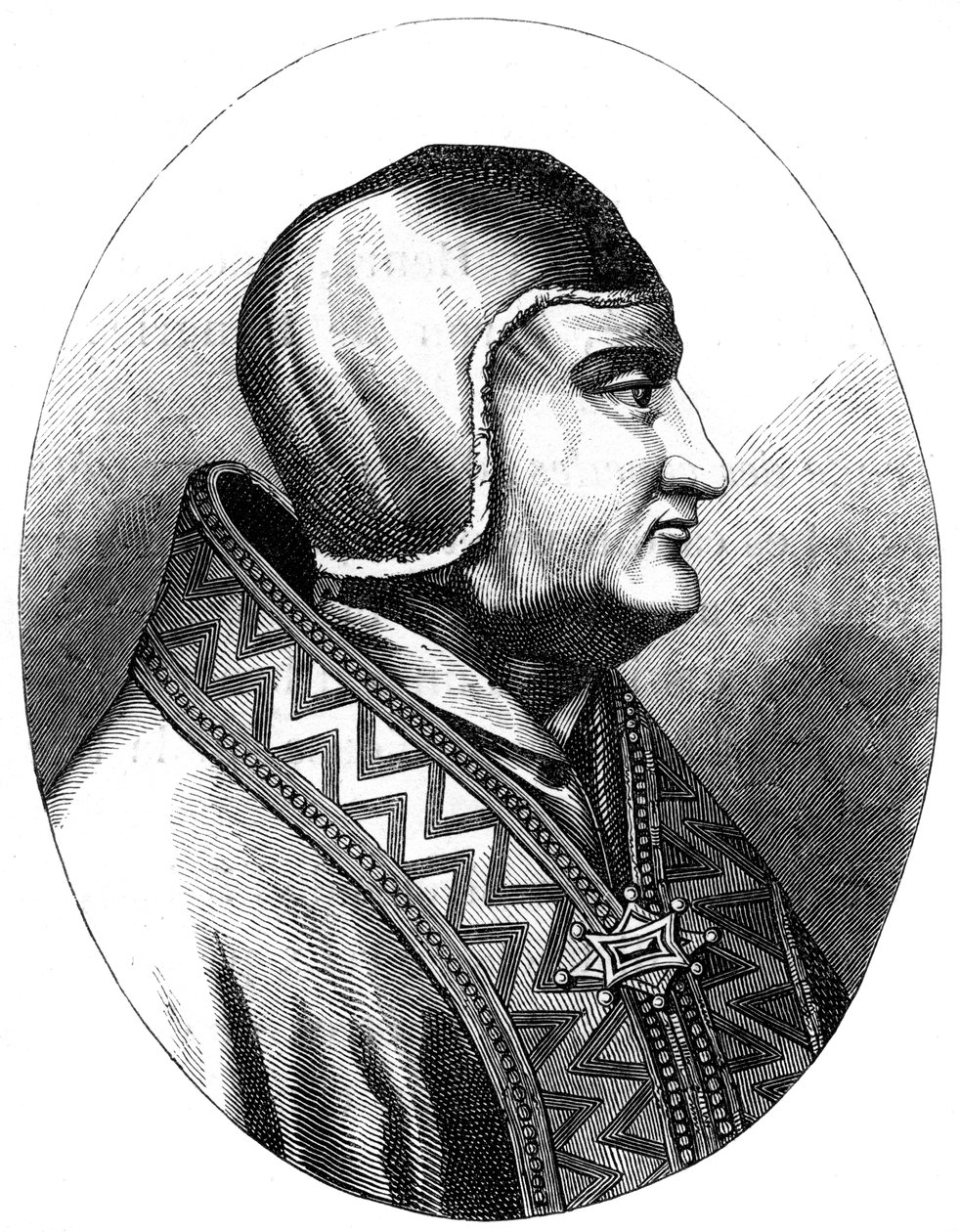 IV. Kelemen pápa d1268, 1849 alkotó: Unbekannt