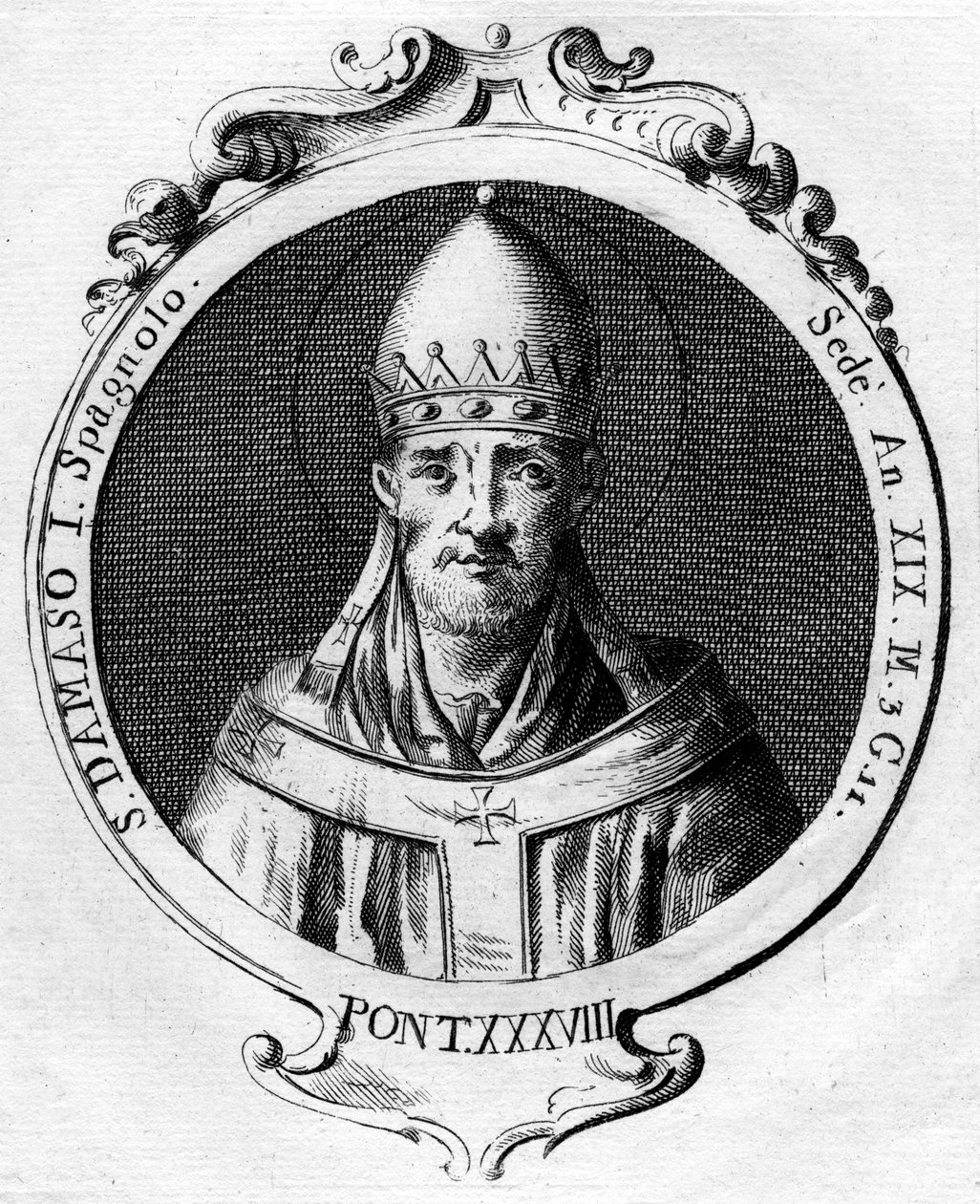 I. Damasus pápa, a katolikus egyház pápája alkotó: Unbekannt