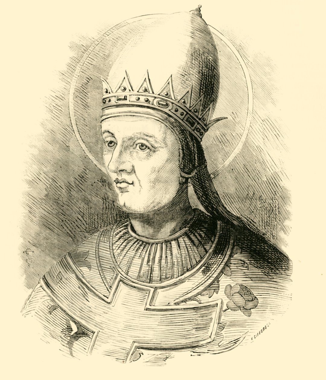 VII. Gergely pápa, 1015-1085, 1890. alkotó: Unbekannt