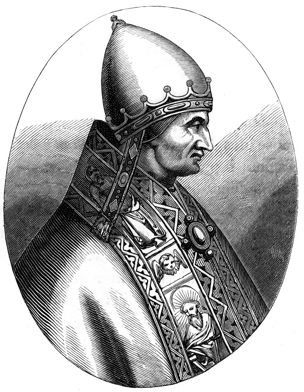 IV. Innocent pápa 1180-1254, 1849 alkotó: Unbekannt