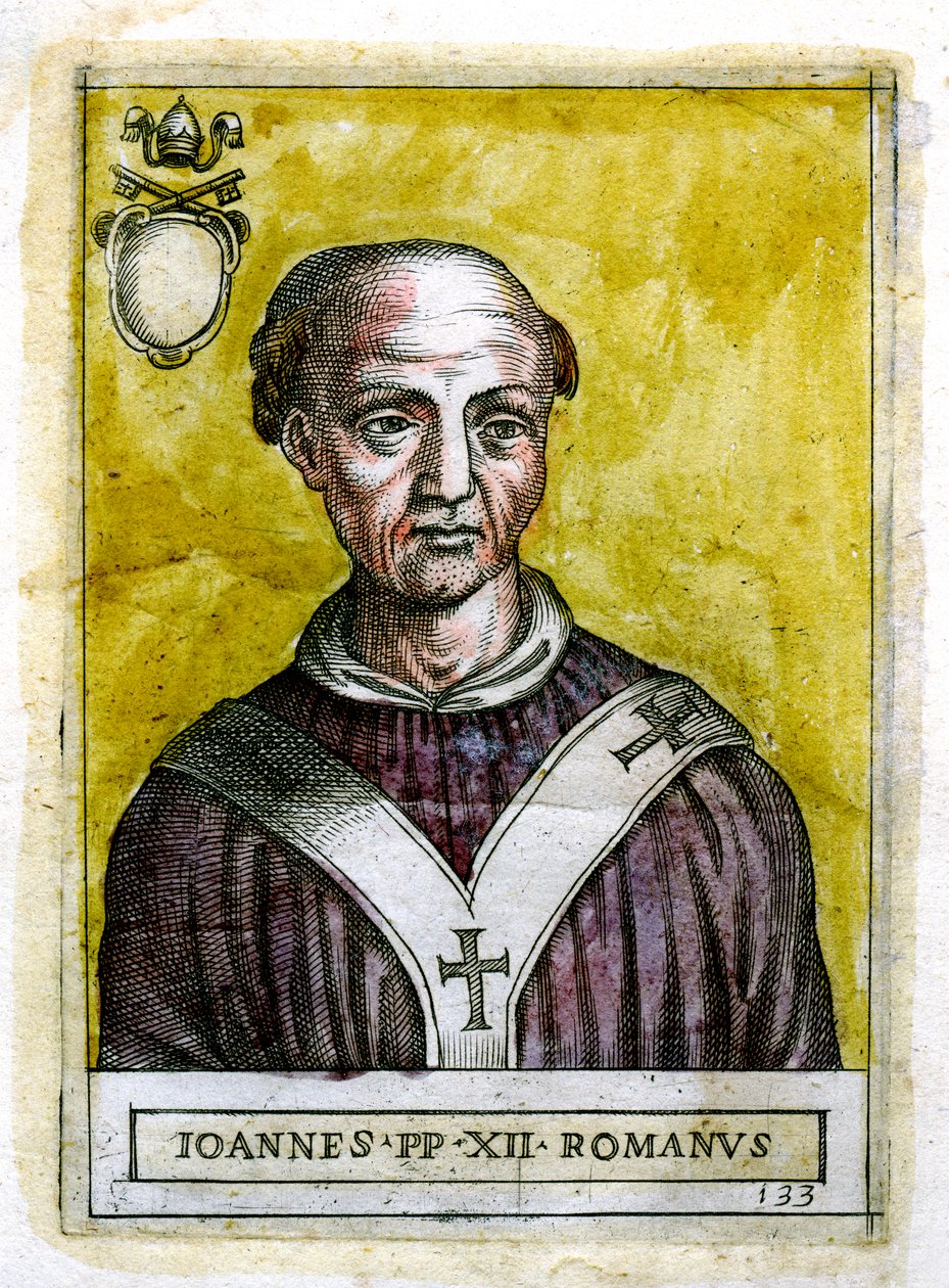 XII. János pápa c937-964, XIX. század alkotó: Unbekannt