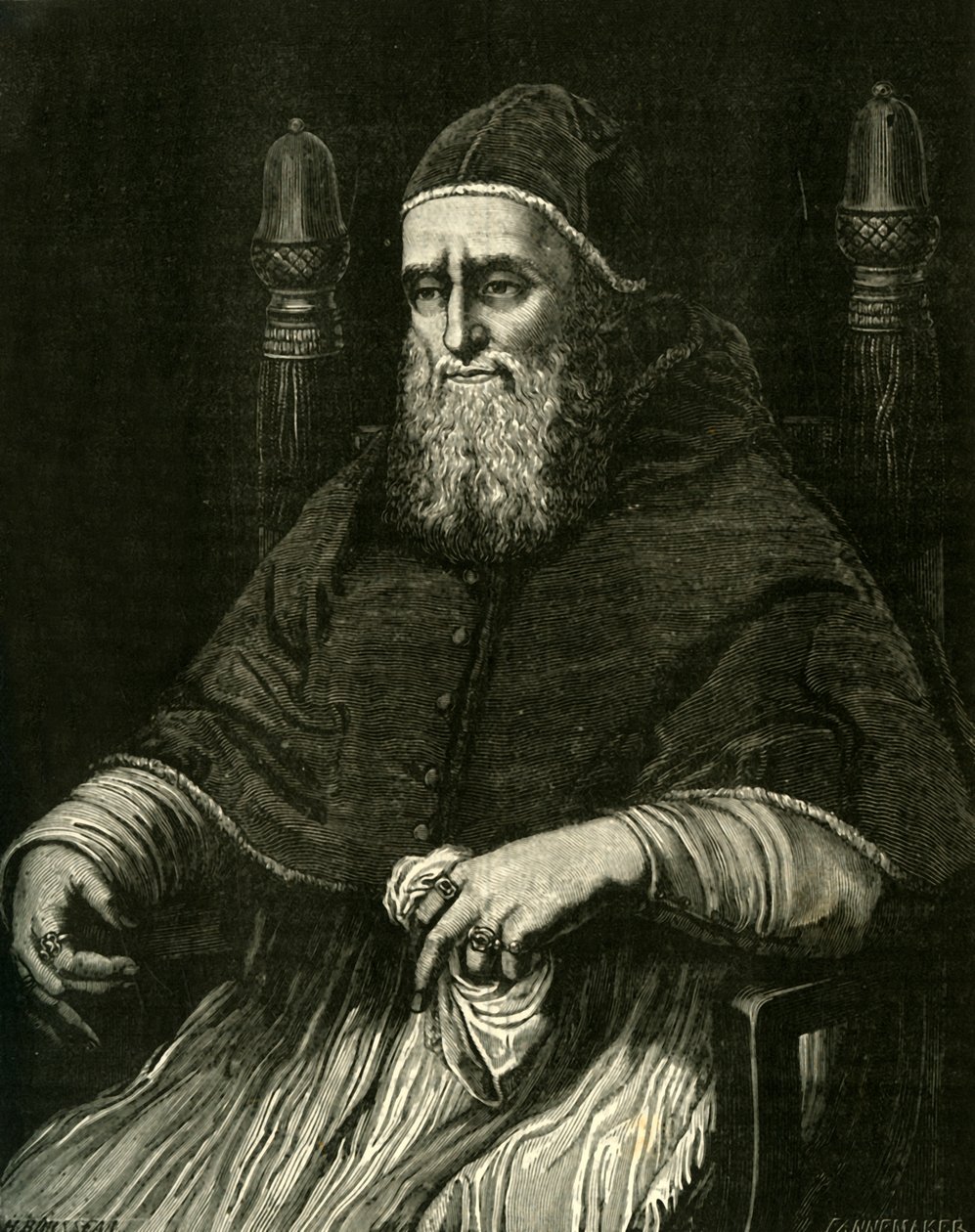 II. Julius pápa, 1500-as évek, 1890. alkotó: Unbekannt