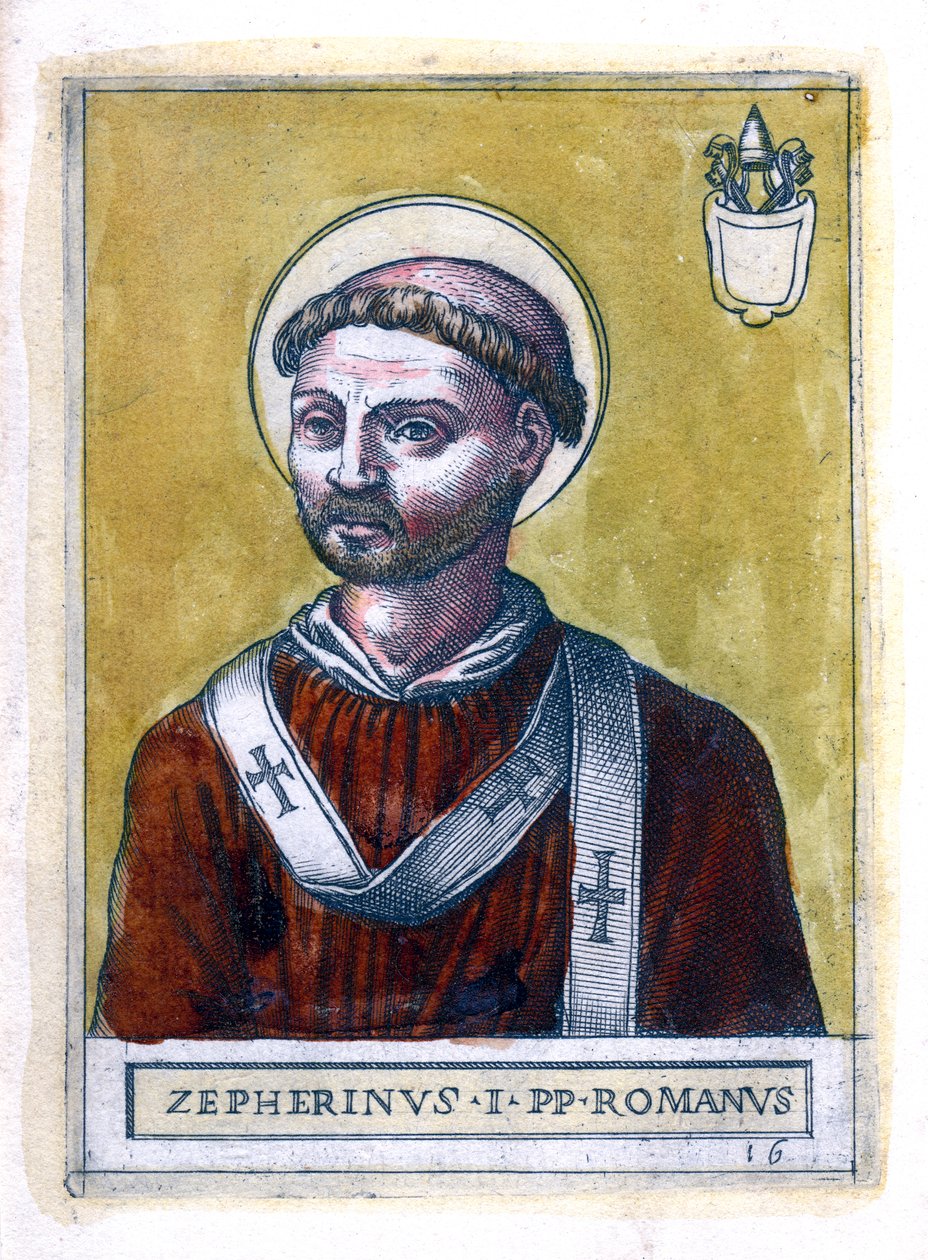 I. Zephyrinus pápa alkotó: Unbekannt