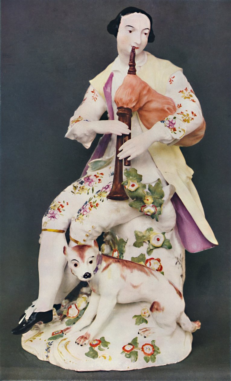 Porcelán figura WD-CO jelzéssel. Derby, 1760 körül, 1760 körül alkotó: Unbekannt