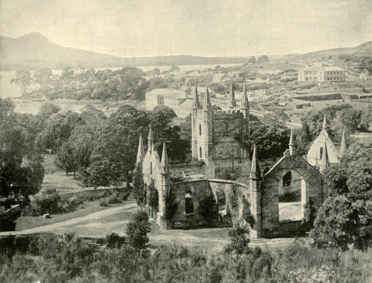 Port Arthur. Nyugatra nézve, 1901. alkotó: Unbekannt