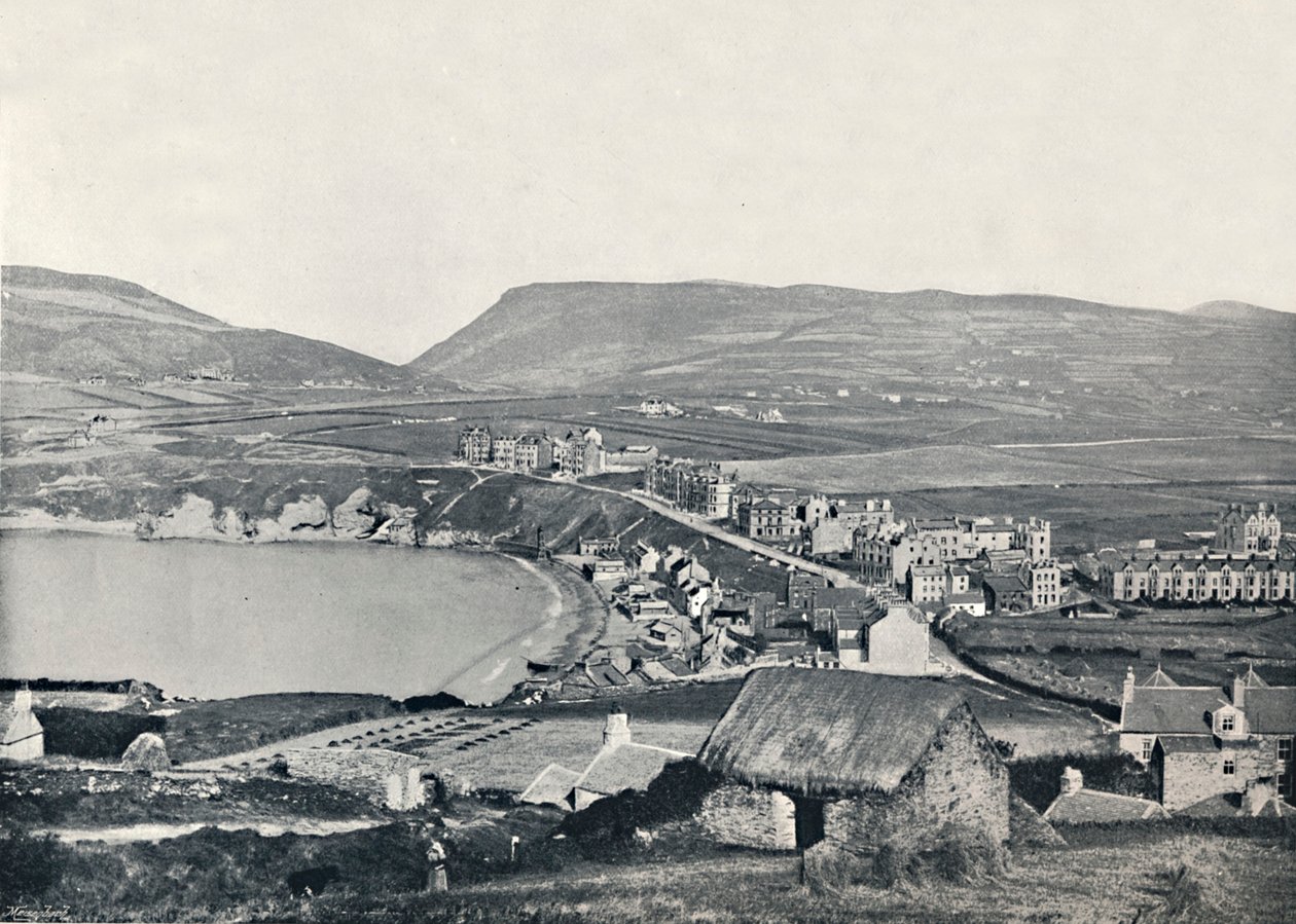 Port Erin – Panorámás kilátás a városra és környékére, 1895 alkotó: Unbekannt