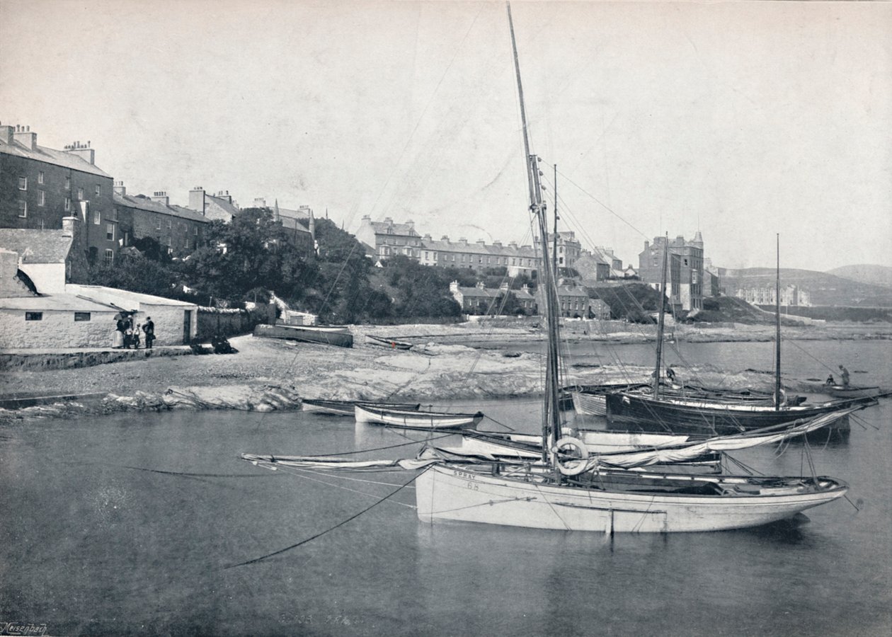 Port St. Mary – A város és a kikötő, 1895 alkotó: Unbekannt