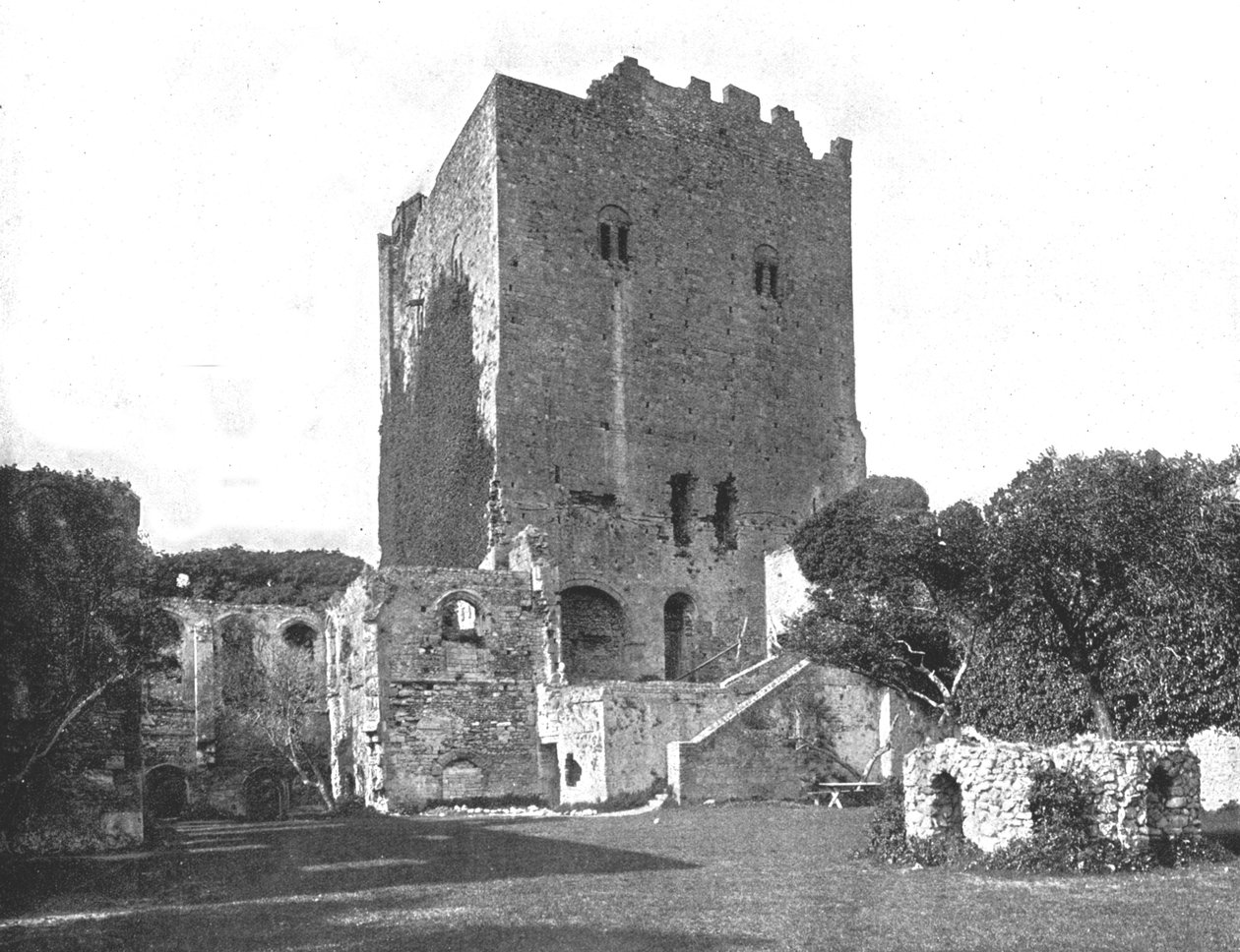 Portchester kastély, Portsmouth, Hampshire, 1894. alkotó: Unbekannt