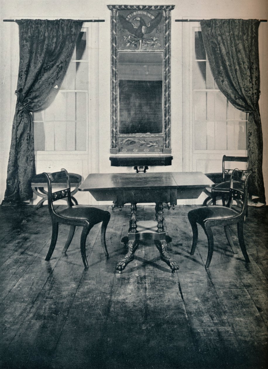 A New York állambeli irvingtoni ház szalonjának egy része, 1820, 1930 körül épült alkotó: Unbekannt