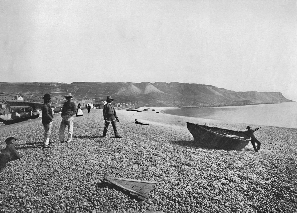 Portland - Chesil Beach, 1895 alkotó: Unbekannt