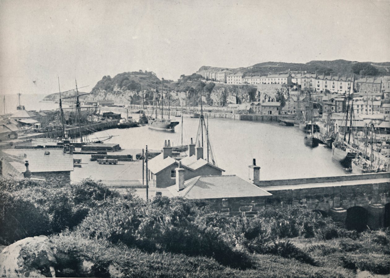 Portmadoc - A kikötő és a város, 1895 alkotó: Unbekannt