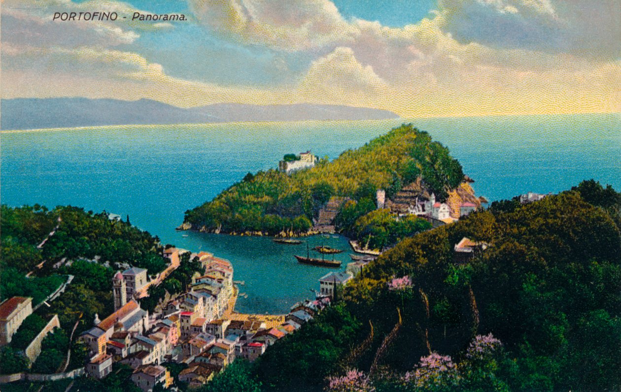 Portofino – Panoráma, 1890 alkotó: Unbekannt