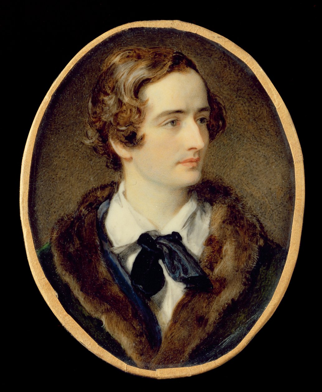 John Keats miniatűr portréja (akvarell elefántcsonton) (67539 részlet) alkotó: Unbekannt