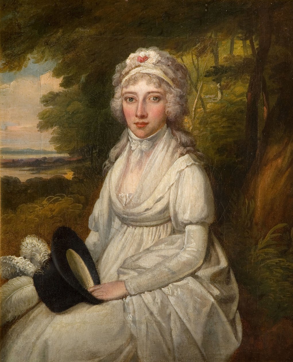 Az Osler család hölgyének portréja, 1780-1800. alkotó: Unbekannt