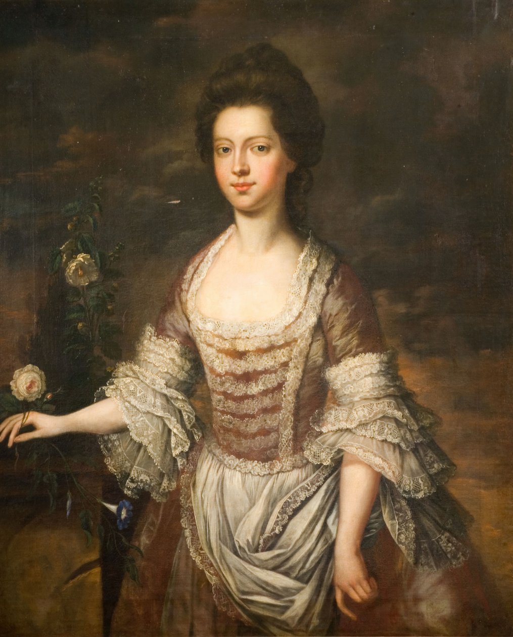 Egy női portré, esetleg Anne Clobery, 1740-1760. alkotó: Unbekannt