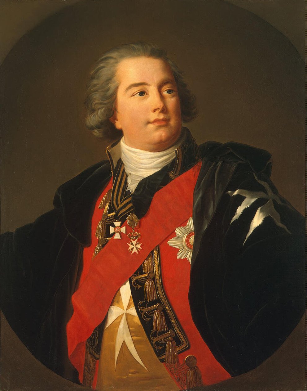 July Litta Giulio Renato de Litta Visconti Arese admirális portréja, 1800-as évek alkotó: Unbekannt