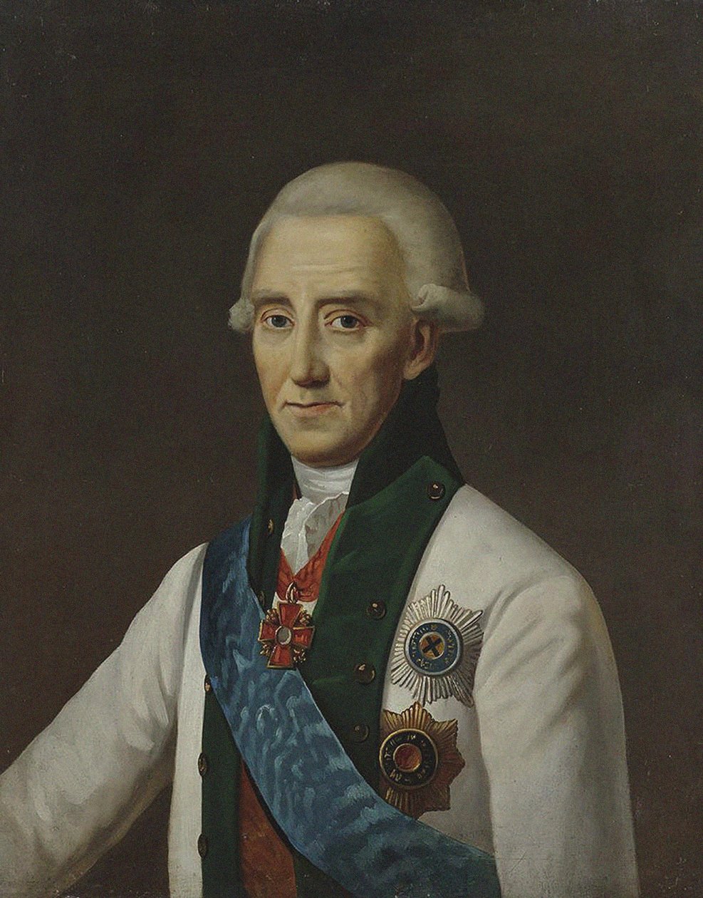 Vaszilij Csicsagov admirális portréja 1726-1809. alkotó: Unbekannt