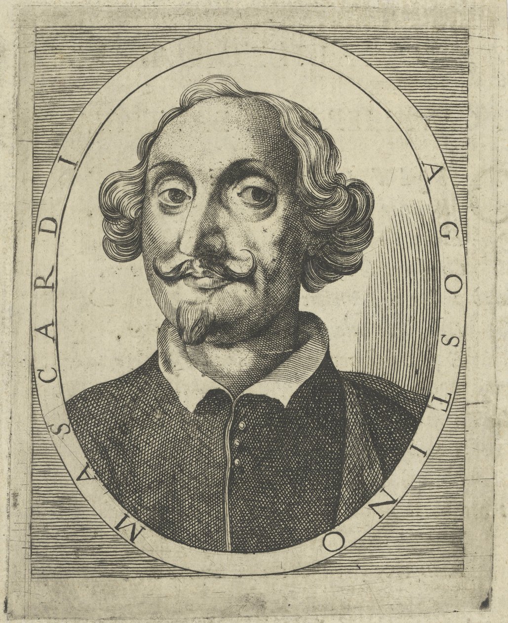 Agostino Mascardi portréja 1590-1640, egy 1640-1650. alkotó: Unbekannt