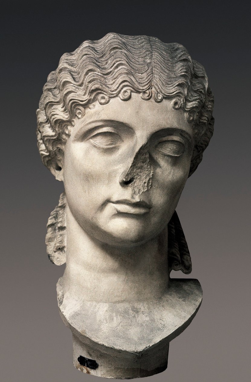 Idősebb Agrippina portréja, szobor alkotó: Unbekannt