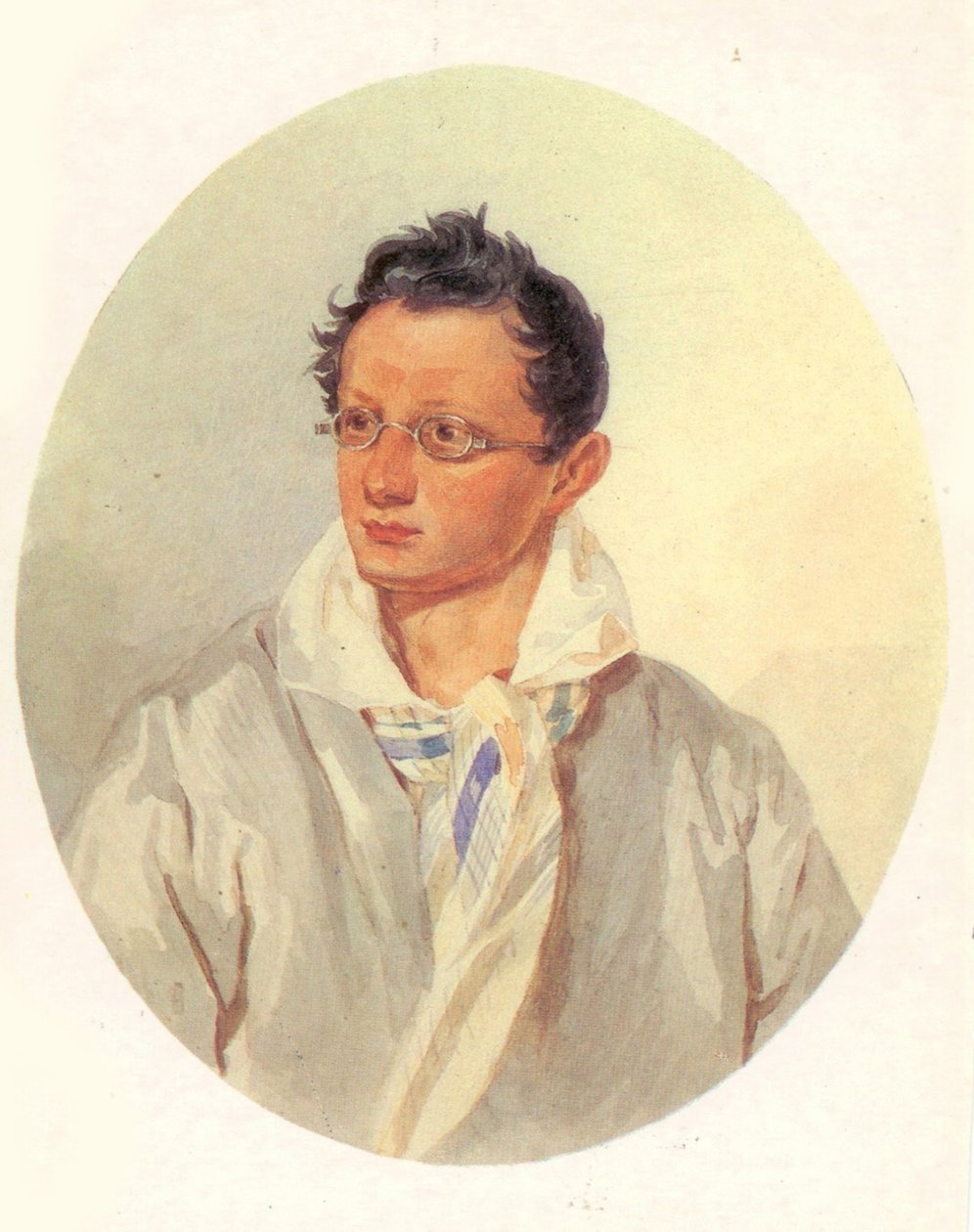 Alekszandr Nyikolajevics Raevszkij portréja 1795-1868, 1820-as évek alkotó: Unbekannt