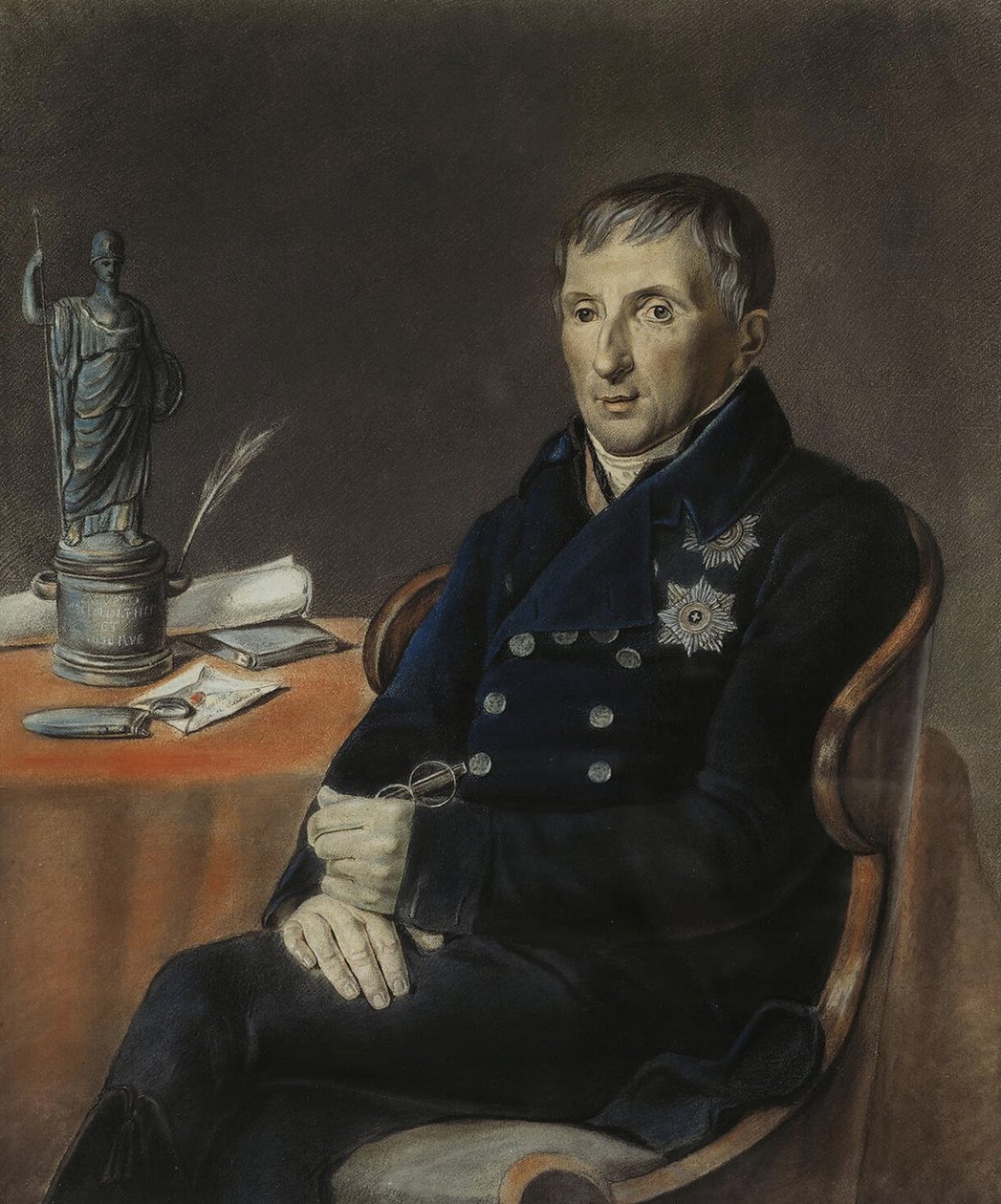 Alekszej Nyikolajevics Olenin portréja 1763-1843, 1833 alkotó: Unbekannt
