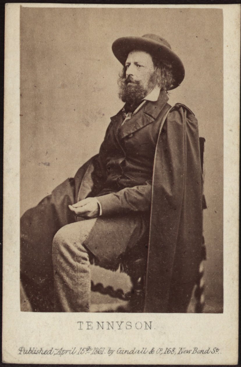 Alfred, Lord Tennyson portréja 1809-1892, 1861. alkotó: Unbekannt