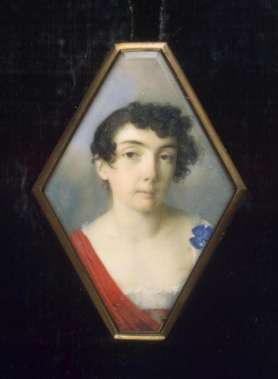 Anna Mihajlovna Khitrovo portréja, ne Golenishcheva-Kutuzova 1782-1846, kb. 1802 alkotó: Unbekannt