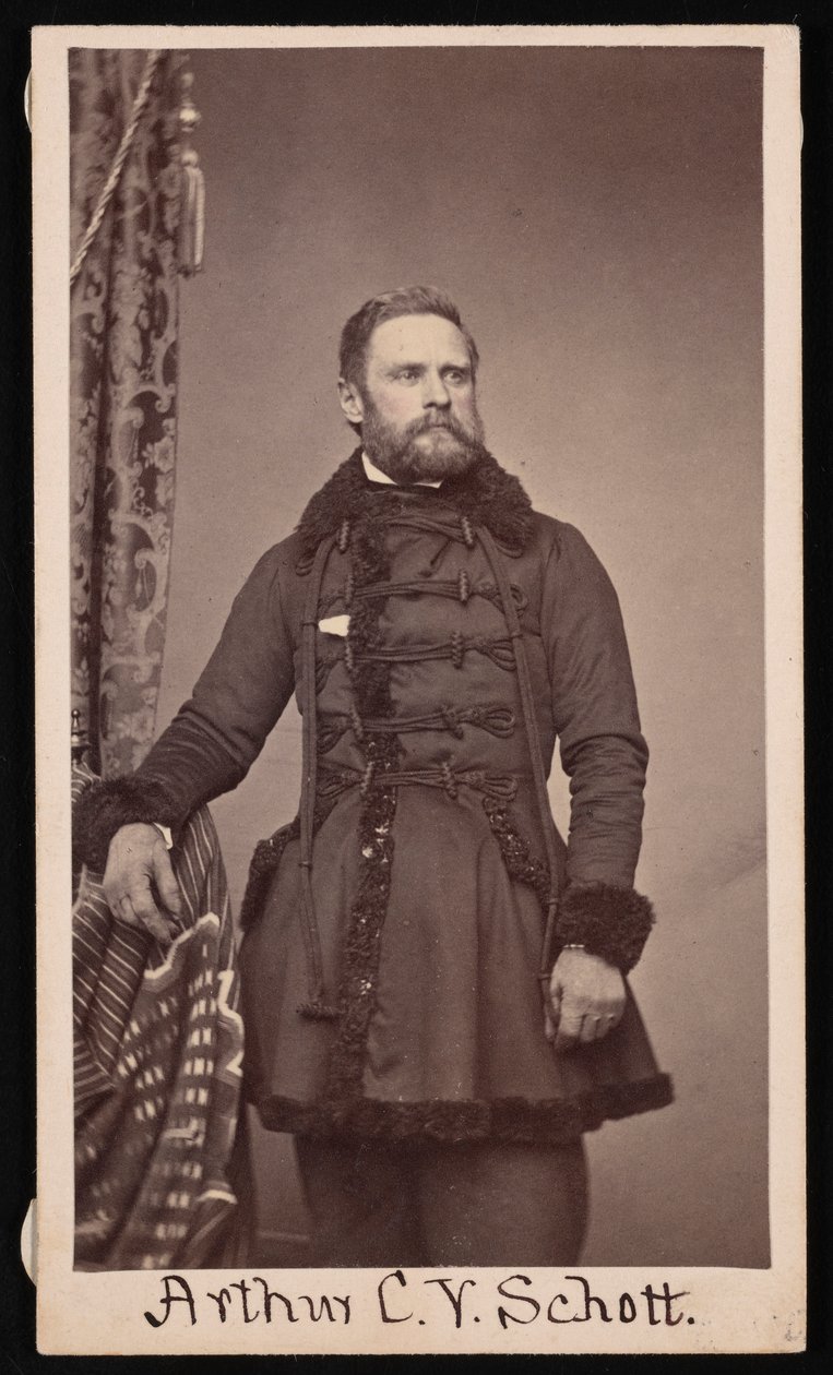 Arthur Carl Victor Schott portréja 1814-1875, 1875 előtt. alkotó: Unbekannt