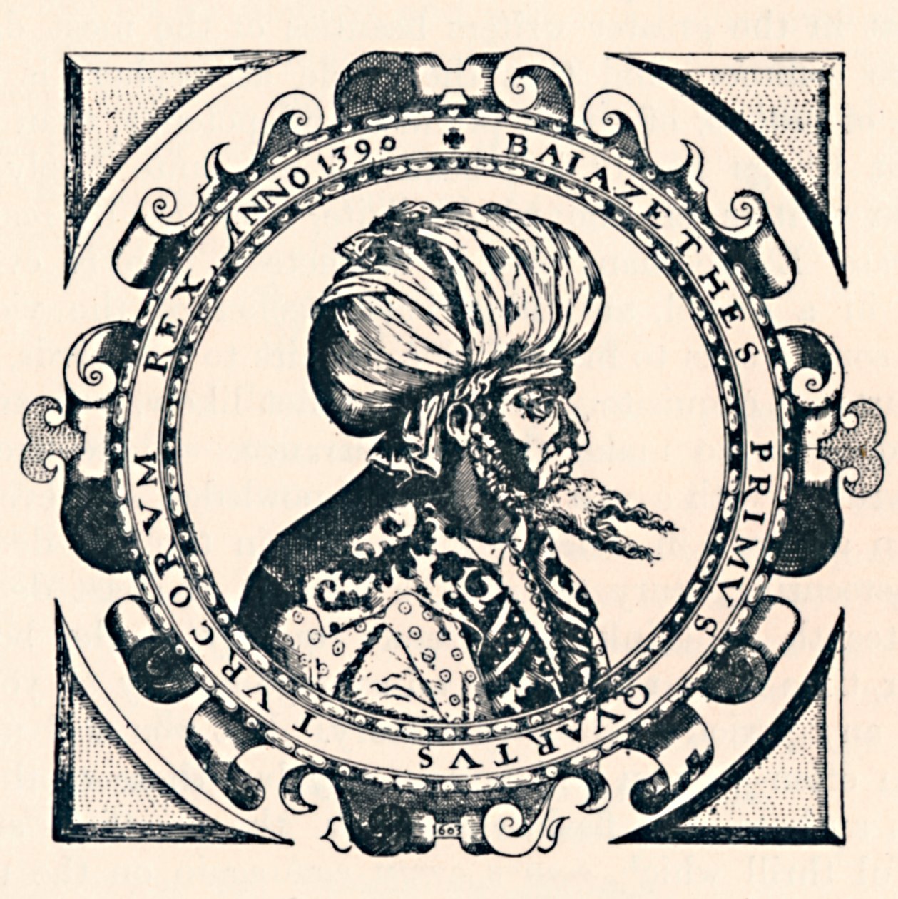 Bajazet arcképe, 1603, 1903 alkotó: Unbekannt