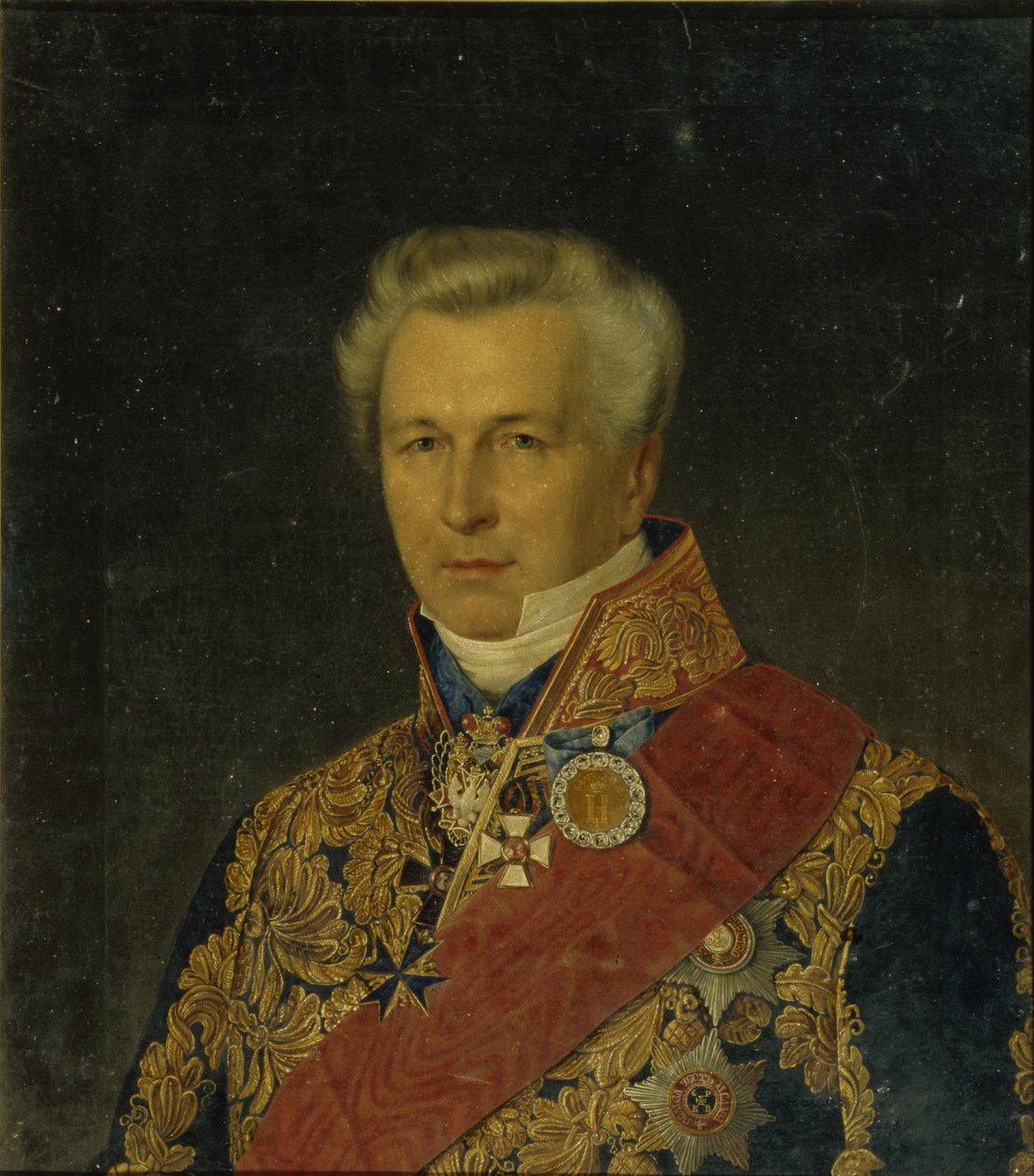 Leo Karlovich Bode báró portréja 1787-1859, 1850-es évek alkotó: Unbekannt