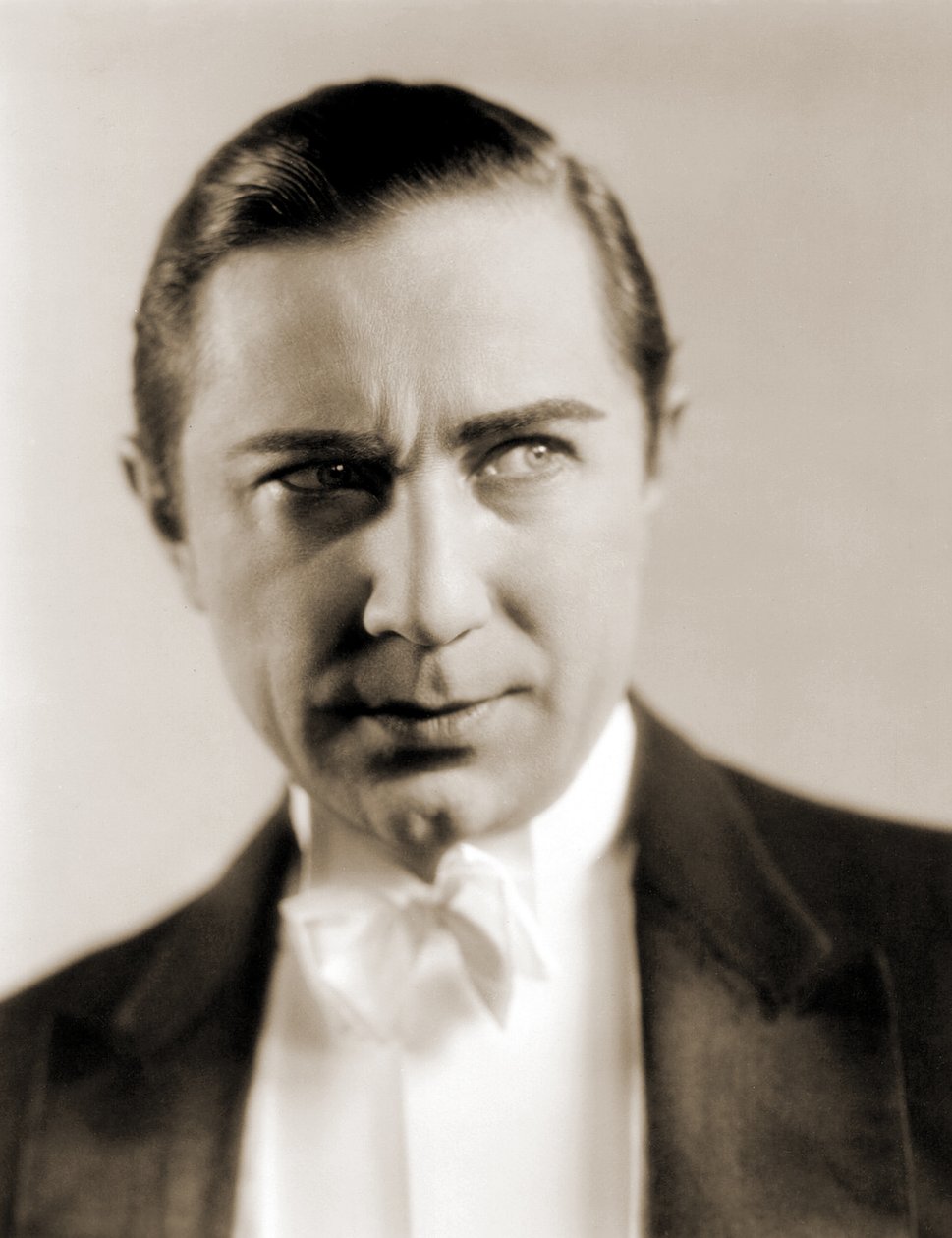 Lugosi Béla portréja, 1930 körül (szépia fotó) alkotó: Unbekannt