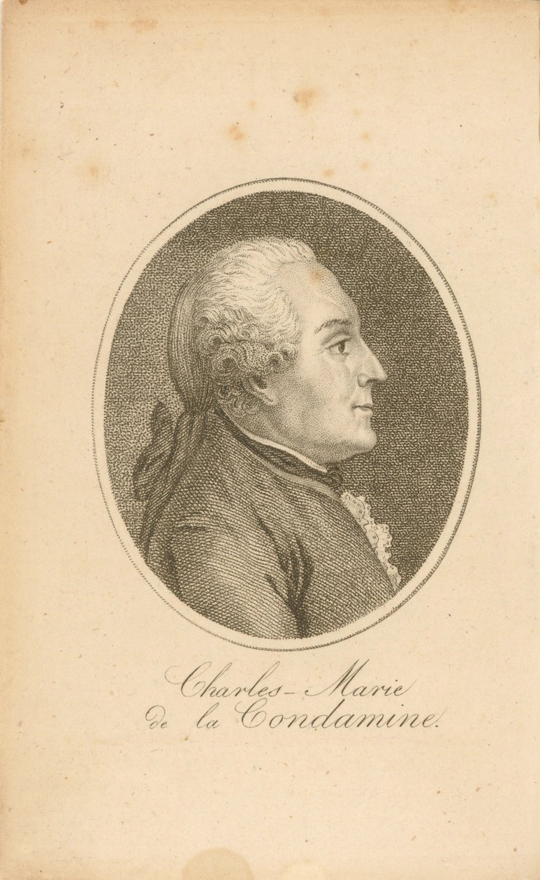 Charles-Marie de La Condamine portréja 1701-1774. alkotó: Unbekannt