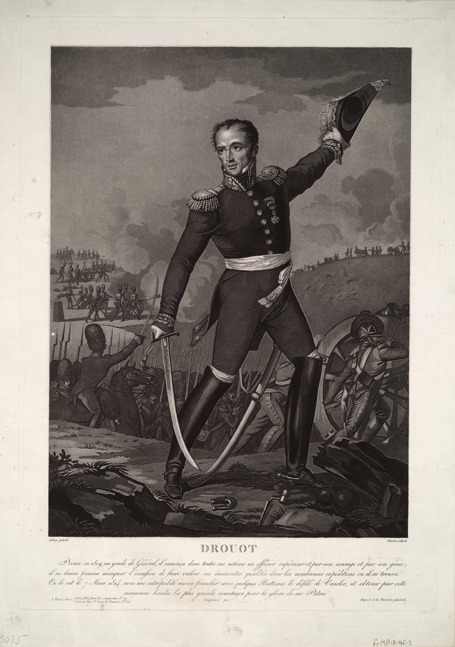 Antoine Drouot tábornok gróf portréja 1774-1847, kb. 1825 alkotó: Unbekannt