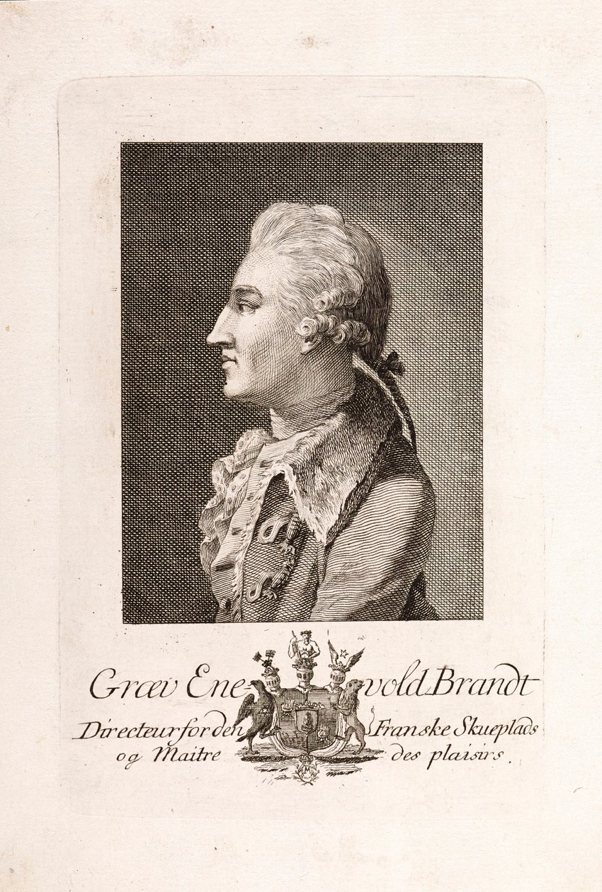 Enevold Brandt gróf portréja 1738-1772. alkotó: Unbekannt