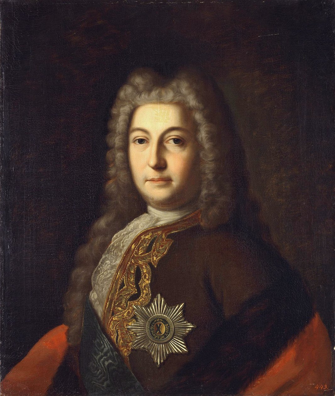 Gróf Heinrich Johann Friedrich Andrei Ostermann portréja 1687-1747, XVIII. század vége alkotó: Unbekannt