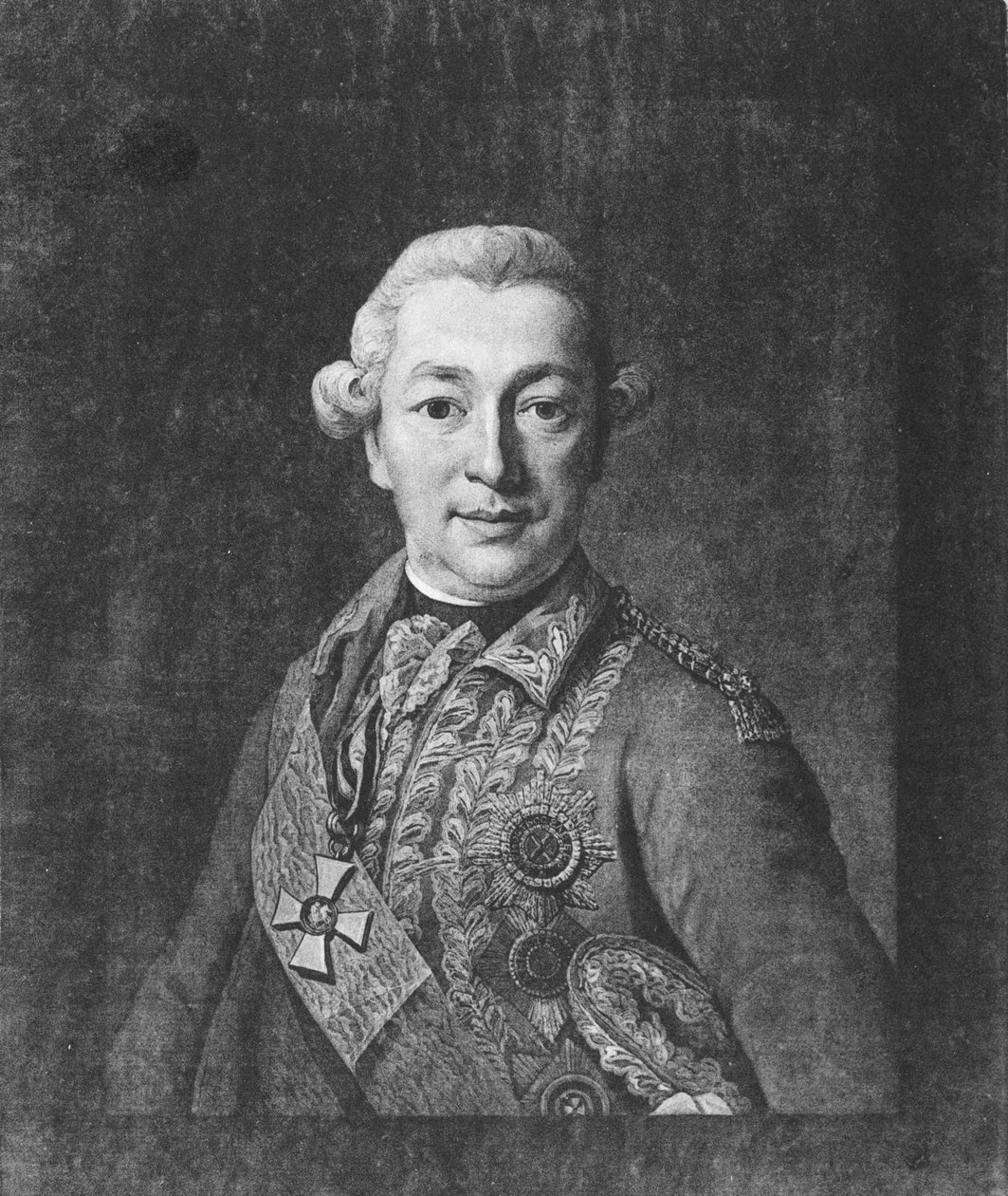 Ivan Petrovics Saltykov gróf portréja 17301805, XVIII. század közepe. alkotó: Unbekannt