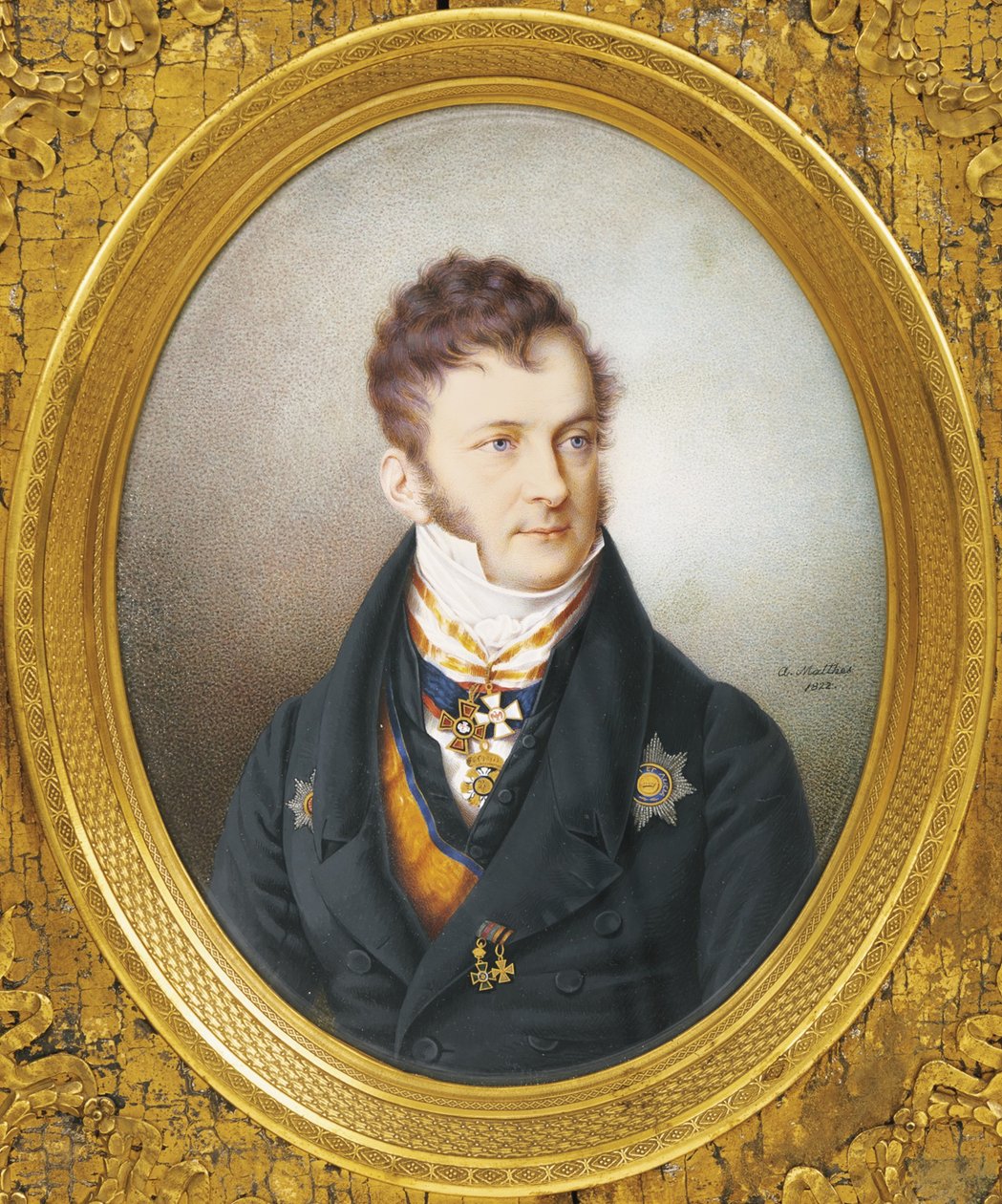 Ludwig Lebzeltern gróf portréja 1774-1854, 1822 alkotó: Unbekannt