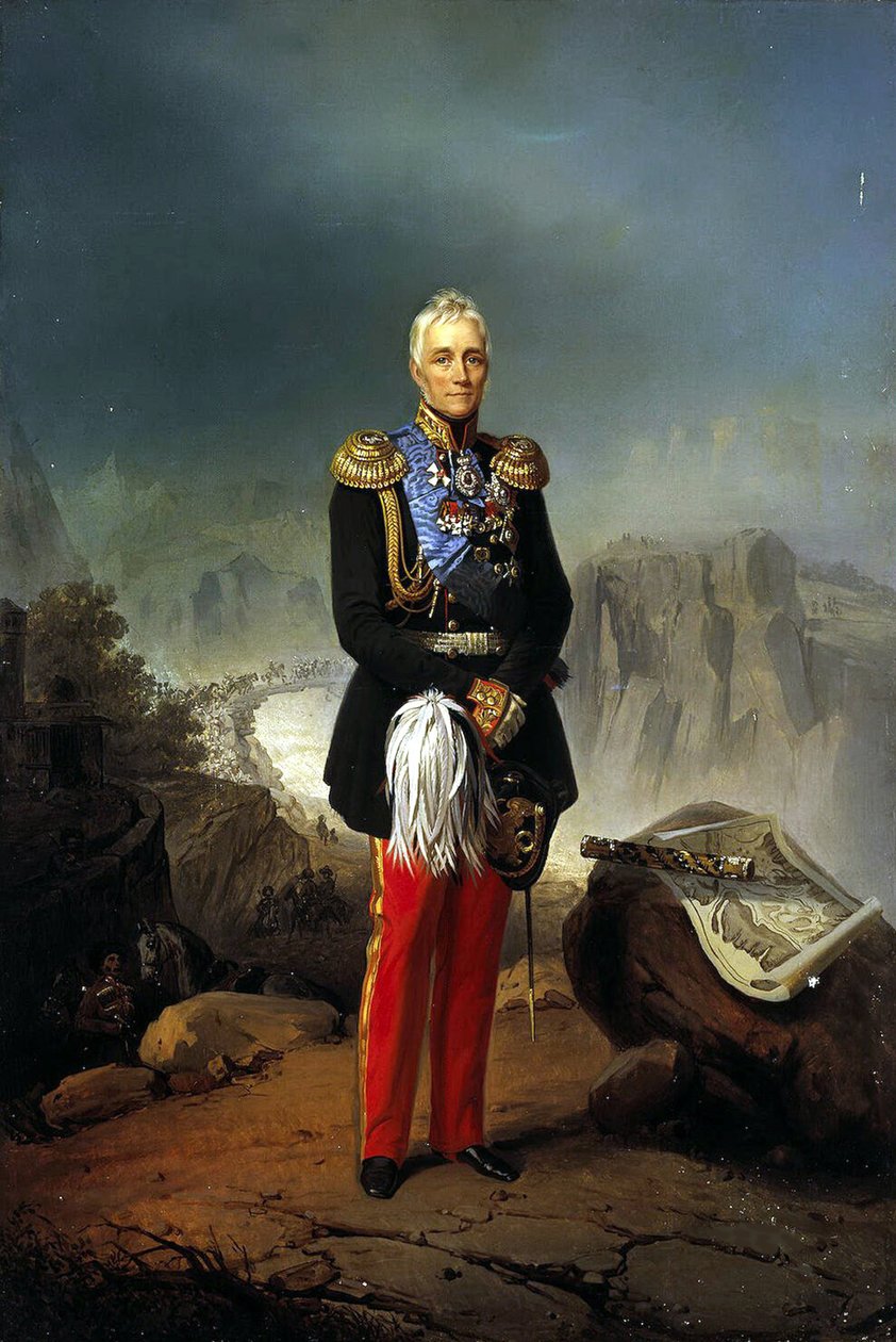 Mihail Voroncov gróf portréja 1782-1856, XVIII. század második fele. alkotó: Unbekannt