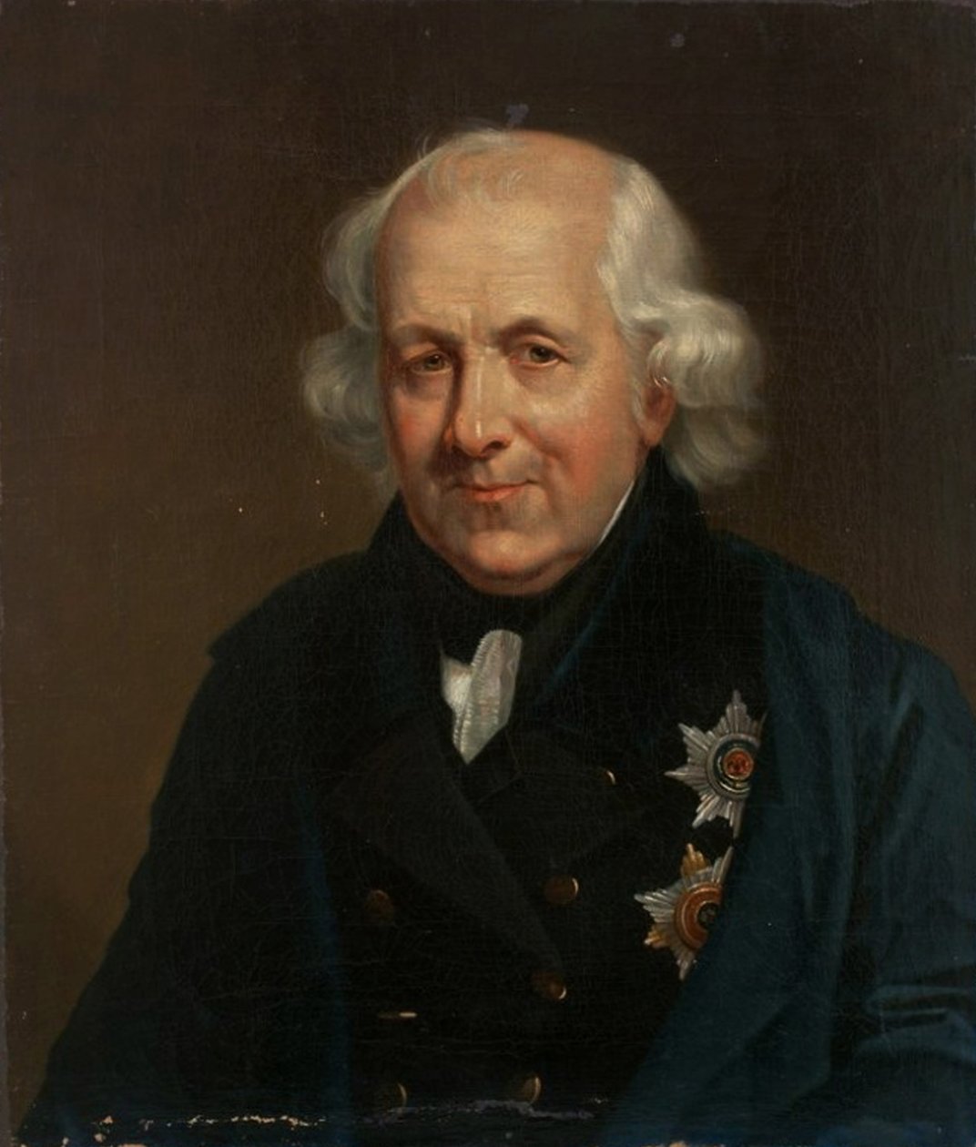 Nyikolaj Szemjonovics Mordvinov gróf portréja 1754-1845, 1826-1829 alkotó: Unbekannt