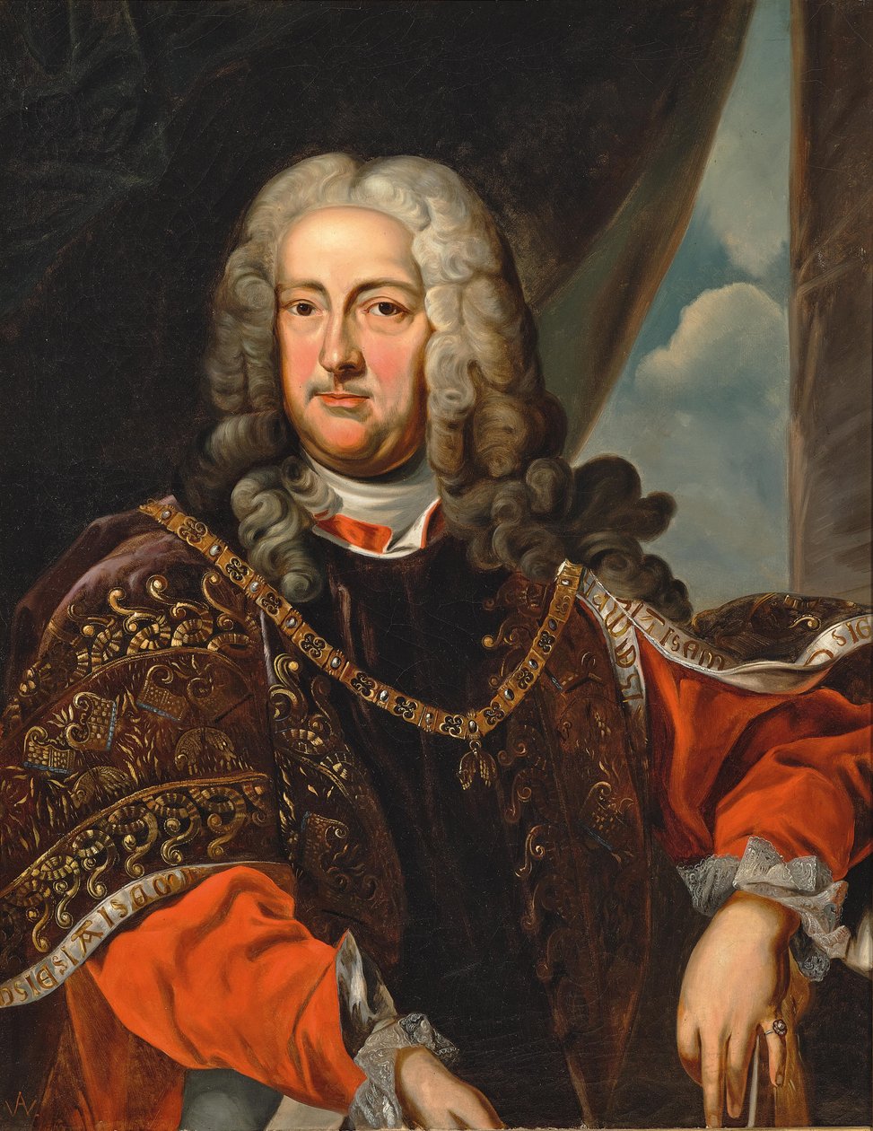 Rudolf Franz Erwein Schönborn gróf portréja 1677-1754, c. 1740 alkotó: Unbekannt